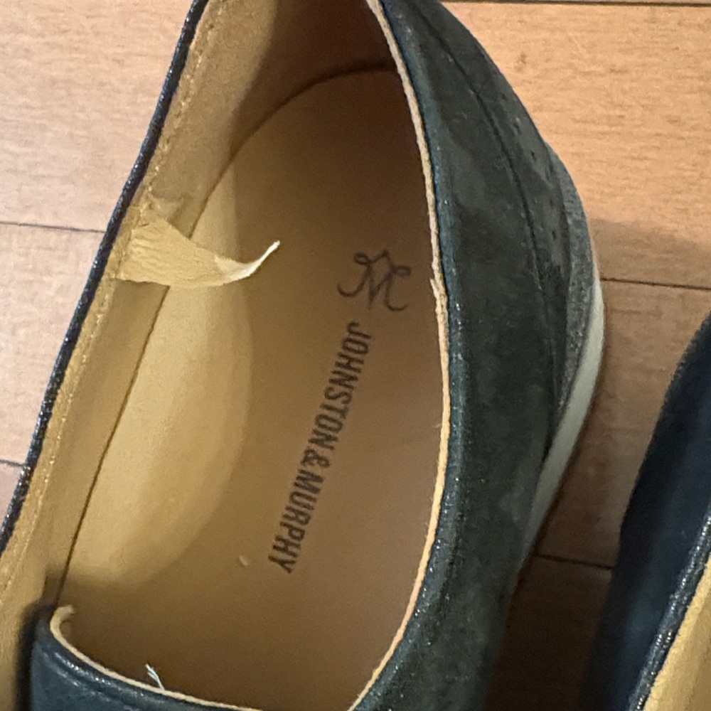 Johnston & Murphy Dark Leather Loafers - Picture 2 of 4